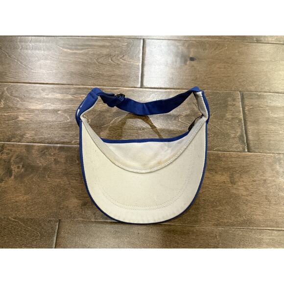 Nike Golf Mens Blue SQ One Adjustable Strapback Visor Hat One Size Fits All Cap - Picture 6 of 8